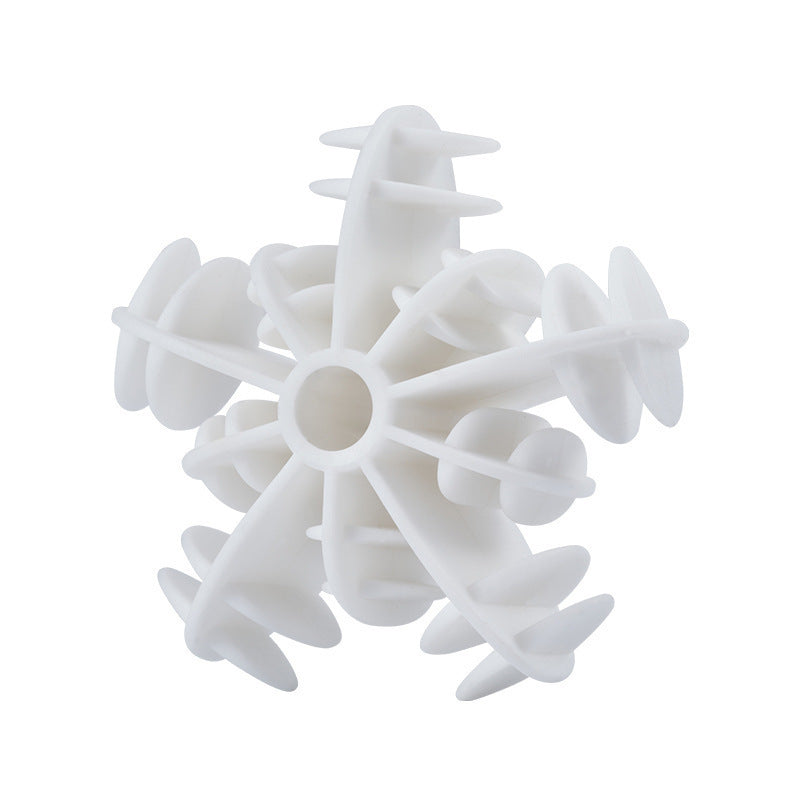 Transform Your Laundry Routine with the Snowflake Laundry Ball!