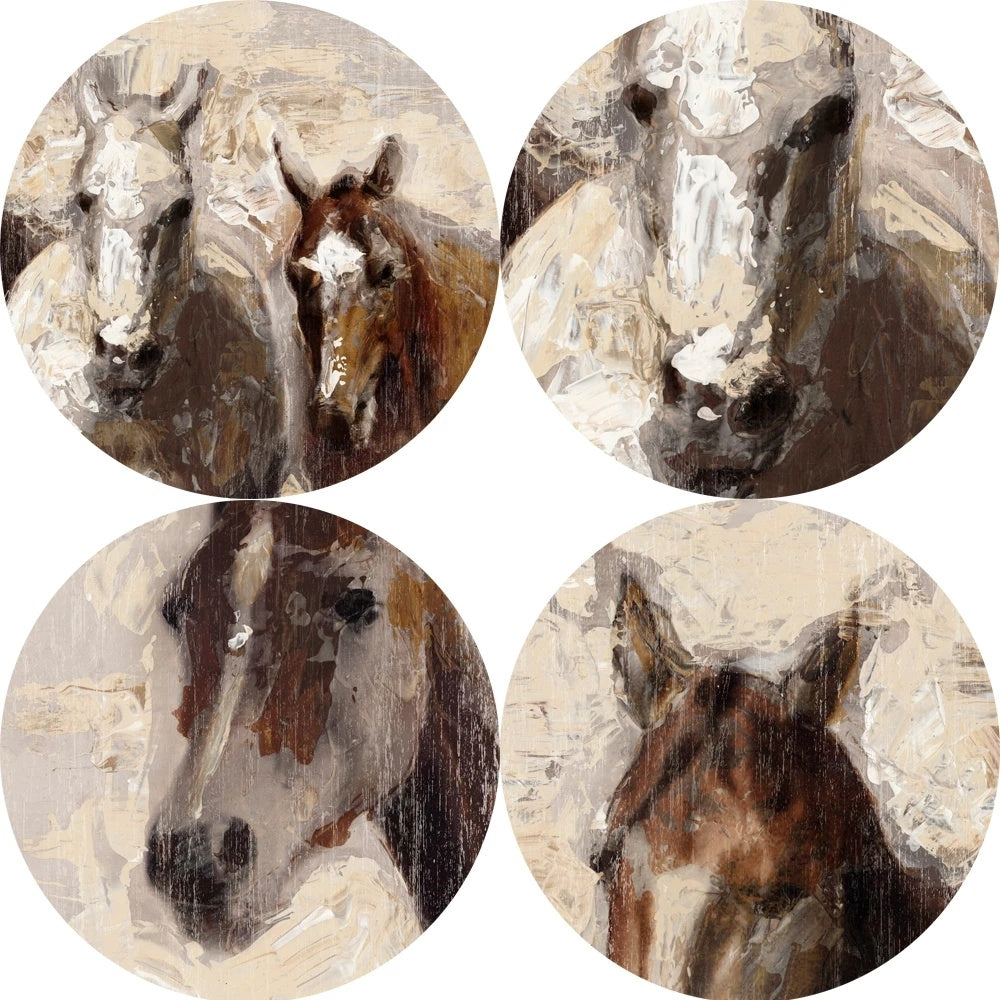Transform Your Space with Abstract Horse Canvas Wall Art!