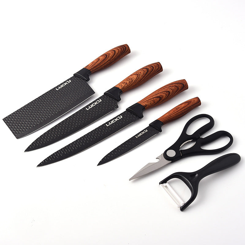 Elevate Your Culinary Experience with Our Six-Piece Set Of Stainless Steel Knives