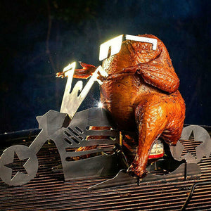 Grill Like a Pro: The Hilarious Chicken Stand Beer Rack for Ultimate BBQ Fun!
