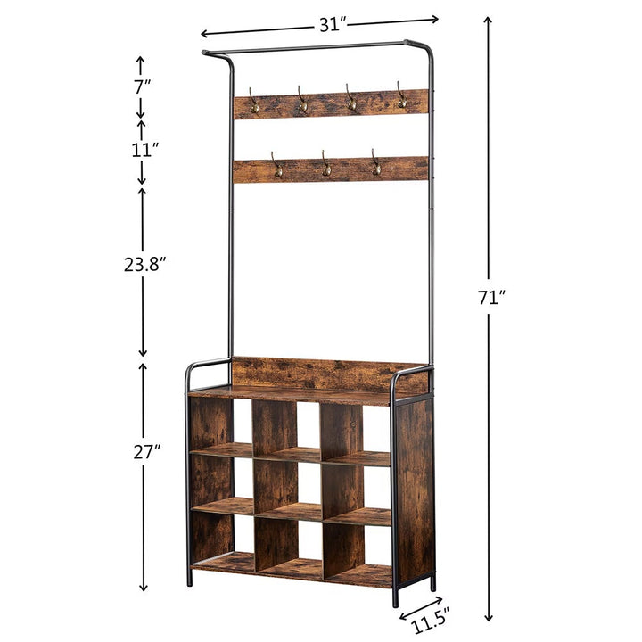 Transform Your Entryway with Our Stylish Coat Racks and Storage Racks