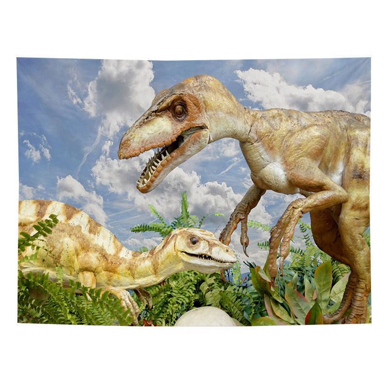 Transform Your Space with the Dinosaur Wall Beach Carpet Cloth