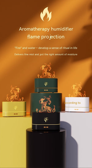 Transform Your Space with the Flame Humidifier: The Ultimate Aromatherapy Experience
