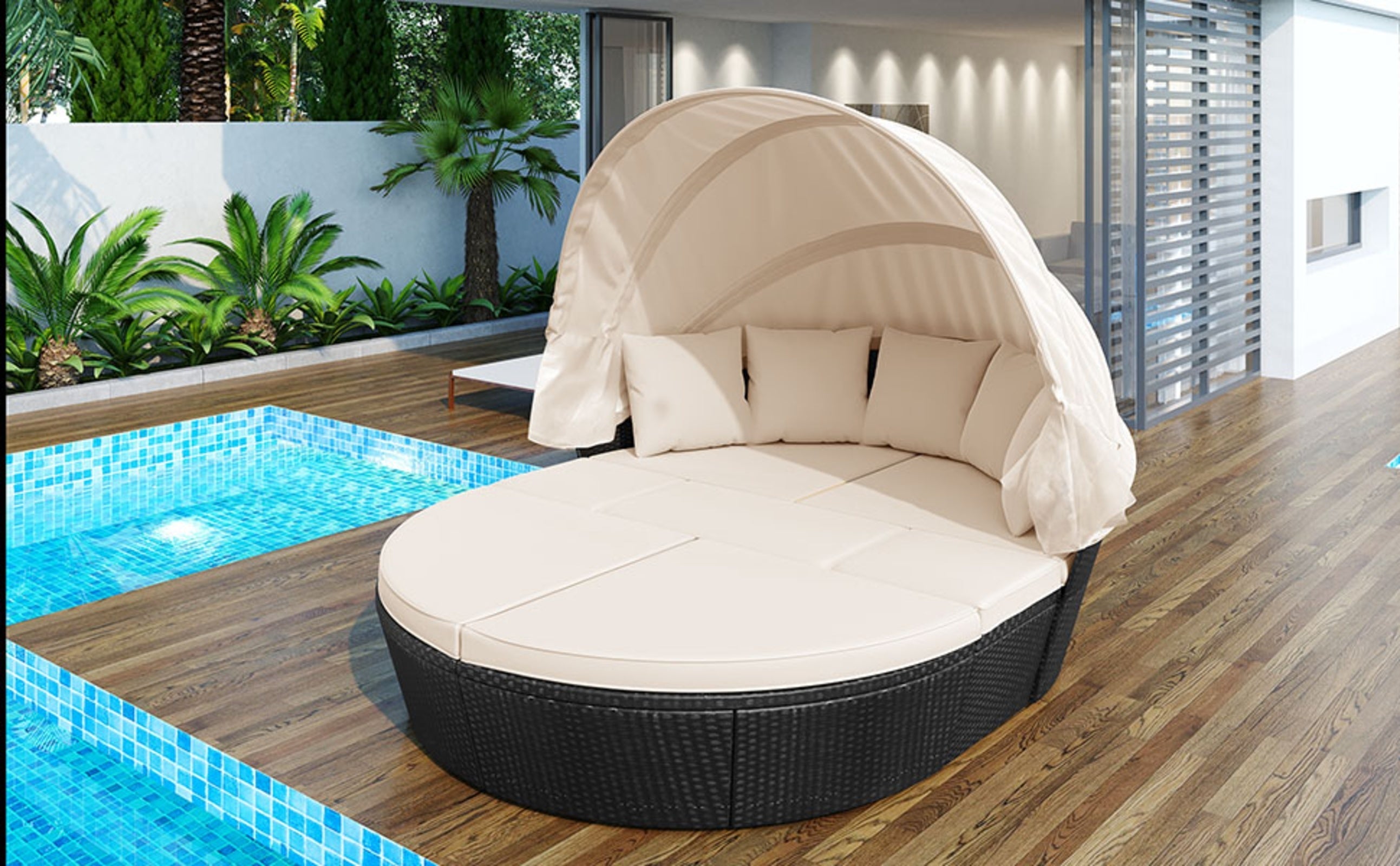 Transform Your Outdoor Space with the GO Outdoor Rattan Daybed