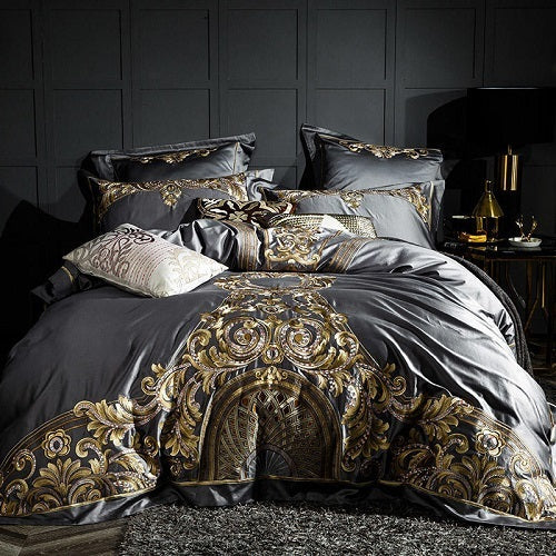 Transform Your Bedroom with Our Embroidered Chinese Cotton Quilt Cover Bedding