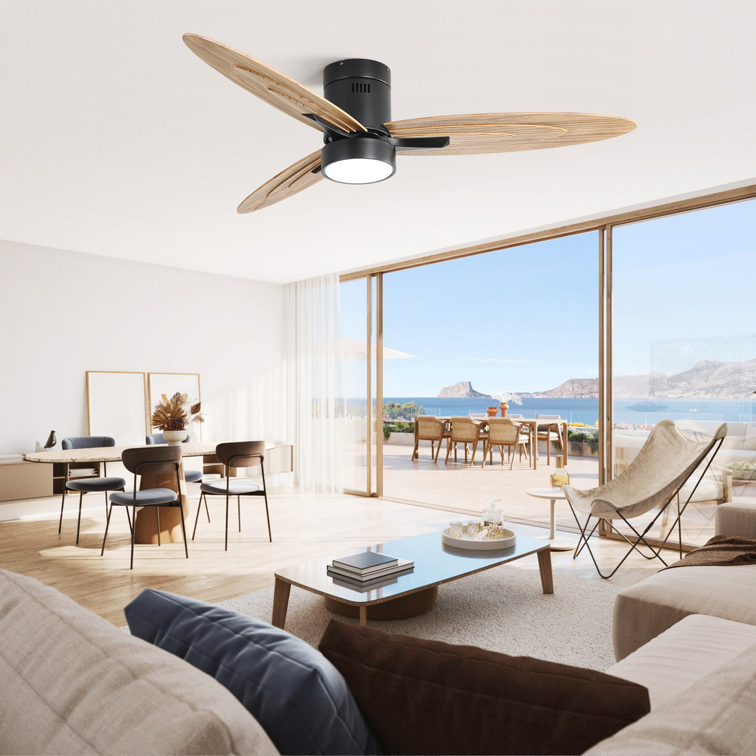 Metal And Wood Ceiling Fans