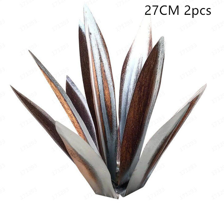 DIY Metal Art 9 Leaves Tequila Rustic Sculpture