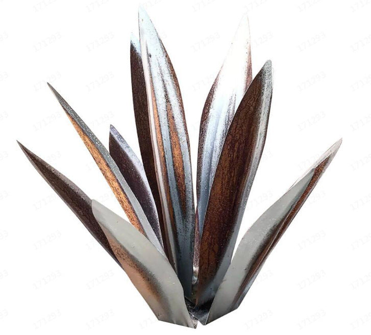 DIY Metal Art 9 Leaves Tequila Rustic Sculpture