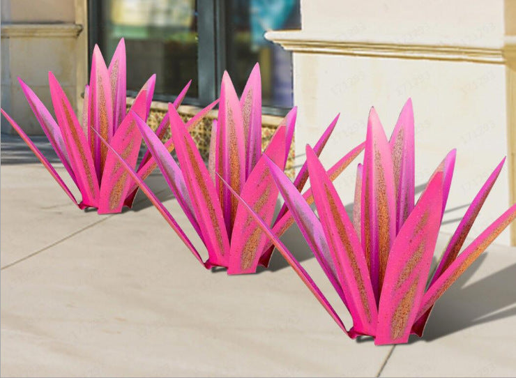 DIY Metal Art 9 Leaves Tequila Rustic Sculpture
