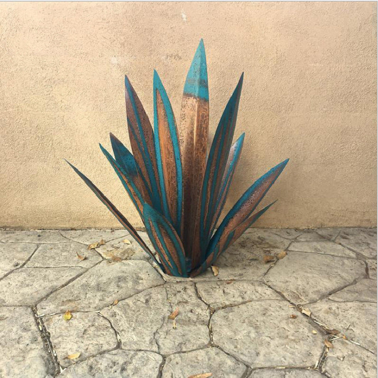 DIY Metal Art 9 Leaves Tequila Rustic Sculpture