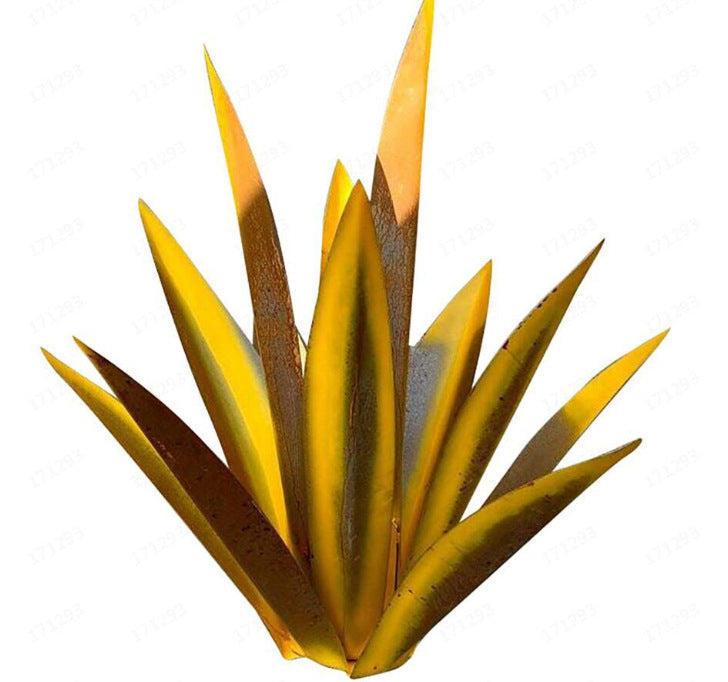 DIY Metal Art 9 Leaves Tequila Rustic Sculpture