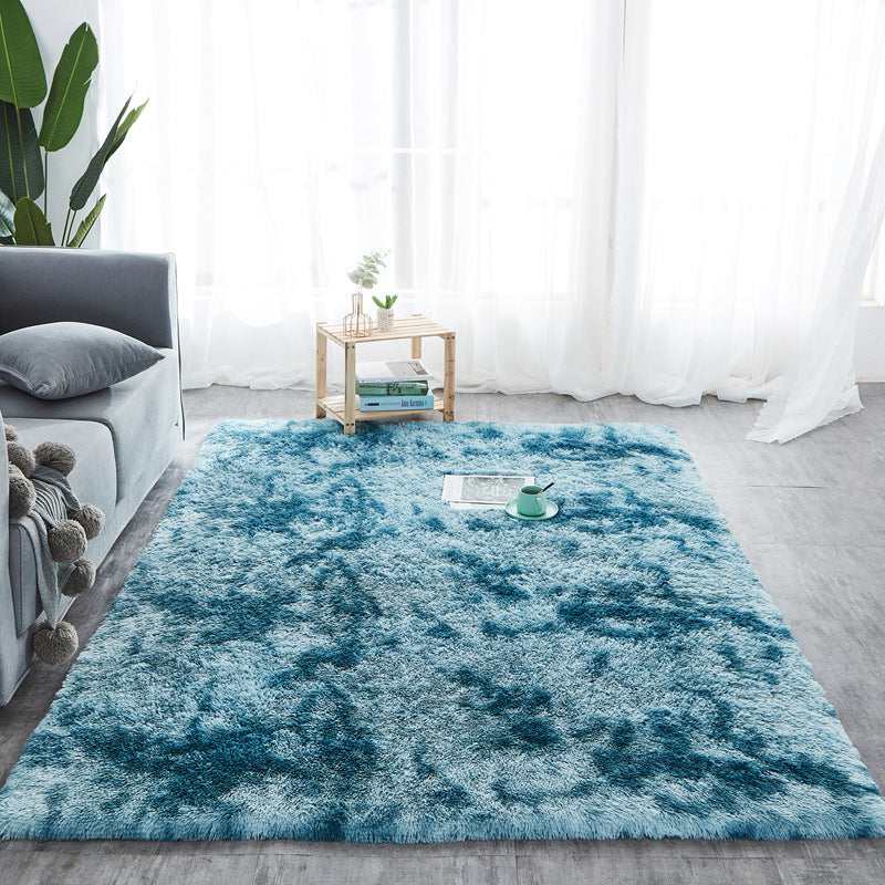 Tie-dyed Wool Carpets Living Room Plain