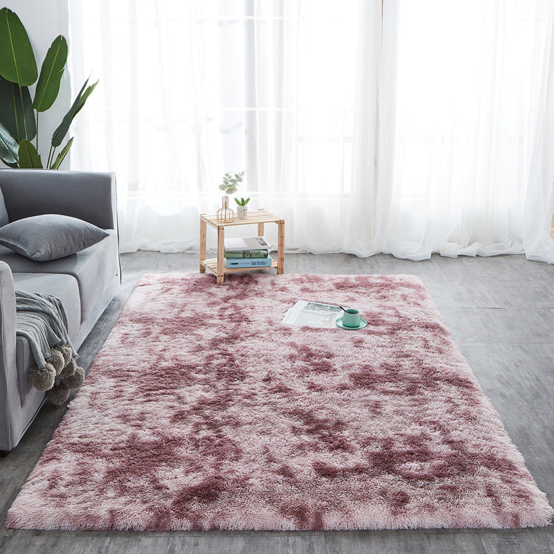 Tie-dyed Wool Carpets Living Room Plain