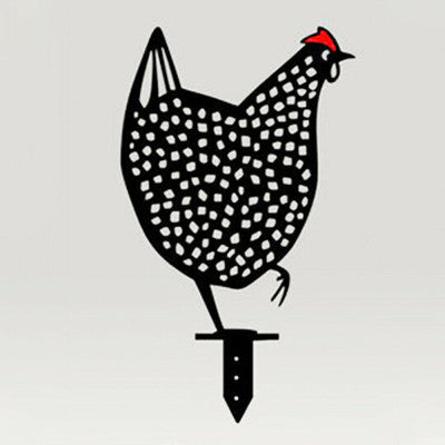 Chicken Yard Art Outdoor Garden Back Yard