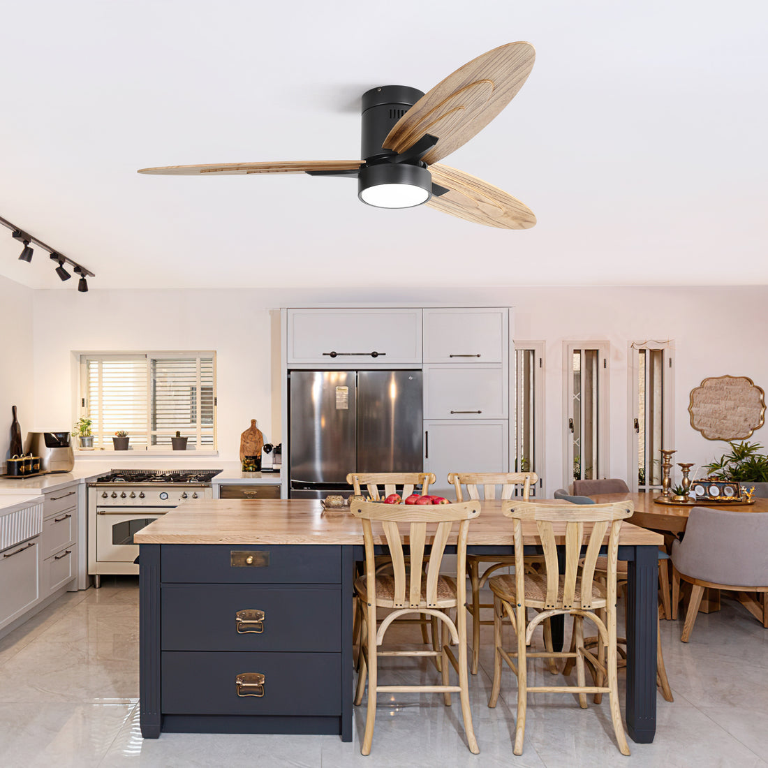 Metal And Wood Ceiling Fans