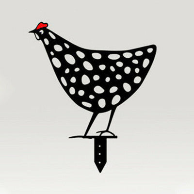 Chicken Yard Art Outdoor Garden Back Yard