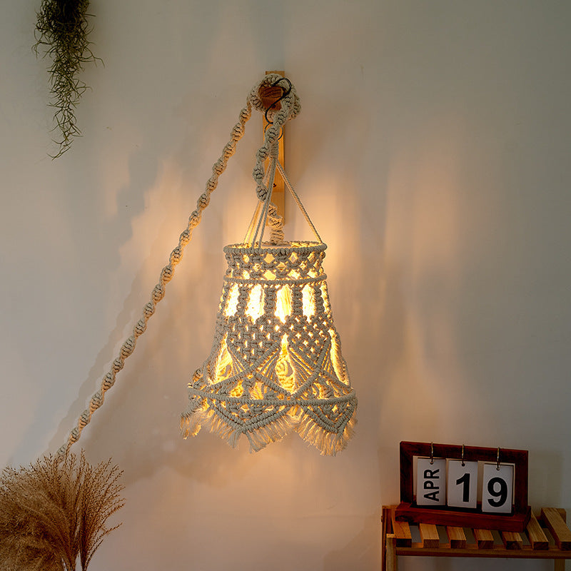 New Hand-woven Home Tapestry Lighting