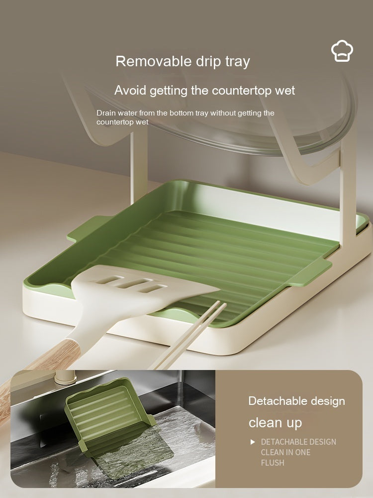 Pot Lid Shelf Table Top Punch-free Kitchen Storage Rack