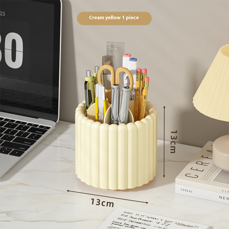 Desktop Rotating Pen Holder Cosmetics Storage Box
