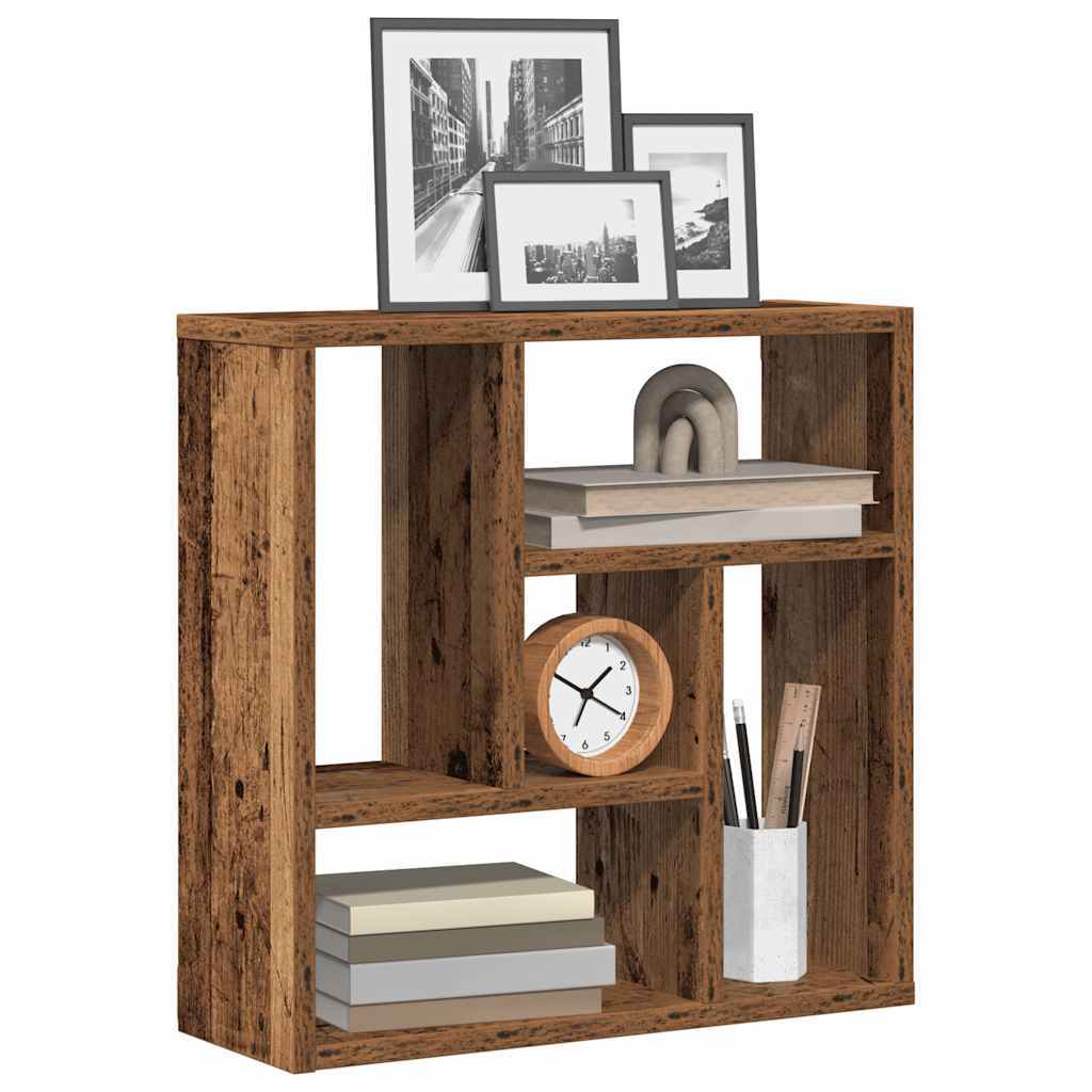 vidaXL Nástenná polička Old Wood 45x16x45 cm Engineered Wood