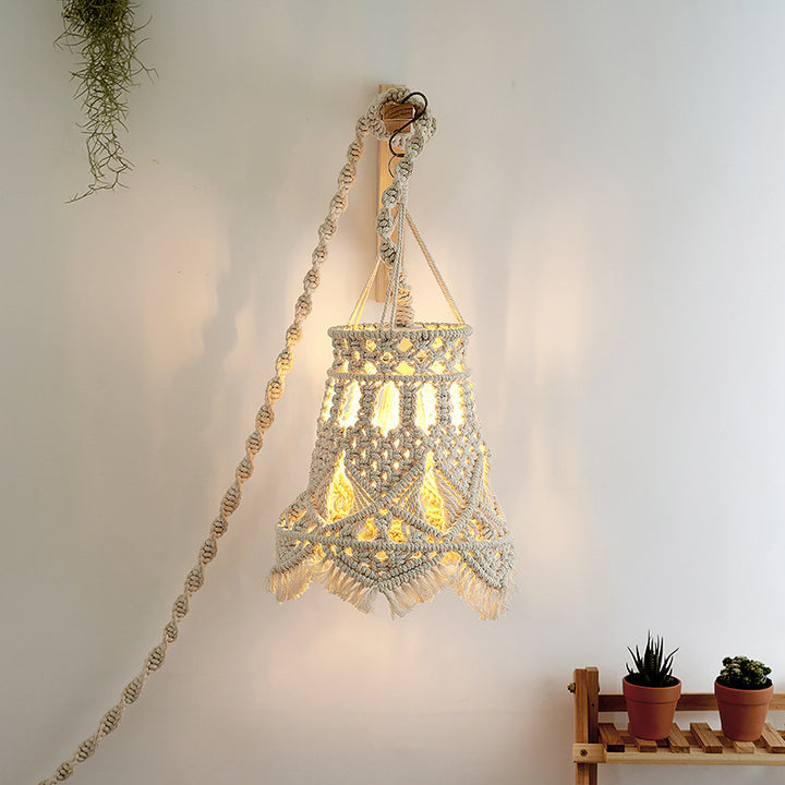 New Hand-woven Home Tapestry Lighting