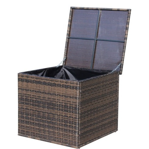 3 Piece Patio Sectional Wicker Rattan
