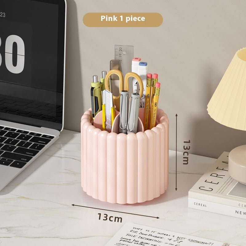 Desktop Rotating Pen Holder Cosmetics Storage Box
